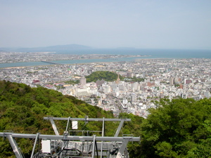 View from on top of Bizen mountain