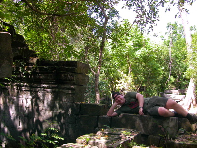 Even Angkor Musk gets tired