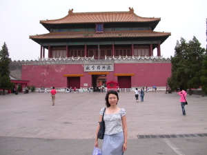 Danna Zhu at the Forbidden City