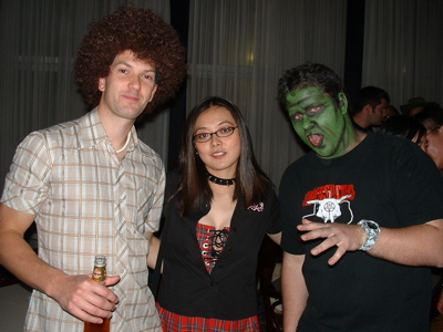 Chris Kerluke, Marlene Lau, and myself at Halloween