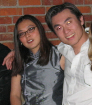 Marlene and Gary Lau at the end of term party,
which I had to opt out of, they were still friends then.  Why aren't we all still friends now Marlene?