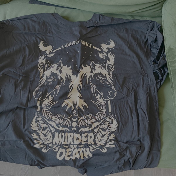 The latest Murder By Death Whiskey Crew t-shirt